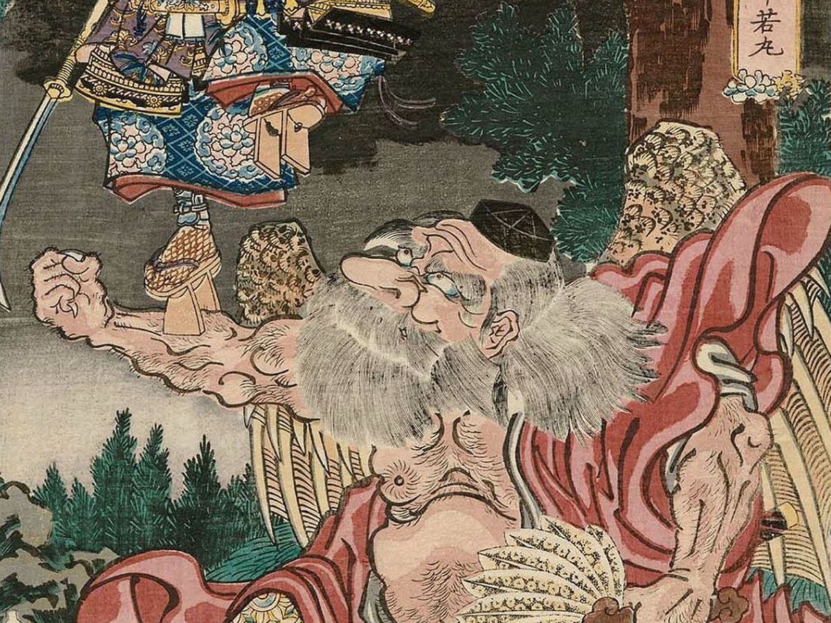 Tengu, os goblins das&nbsp;montanhas